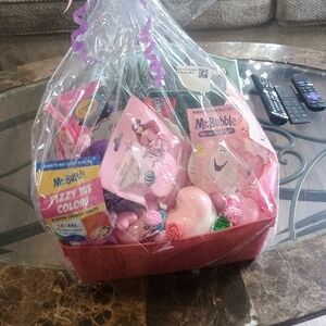Girls Custom Gift Basket Filled With Goodies Birthday Christmas